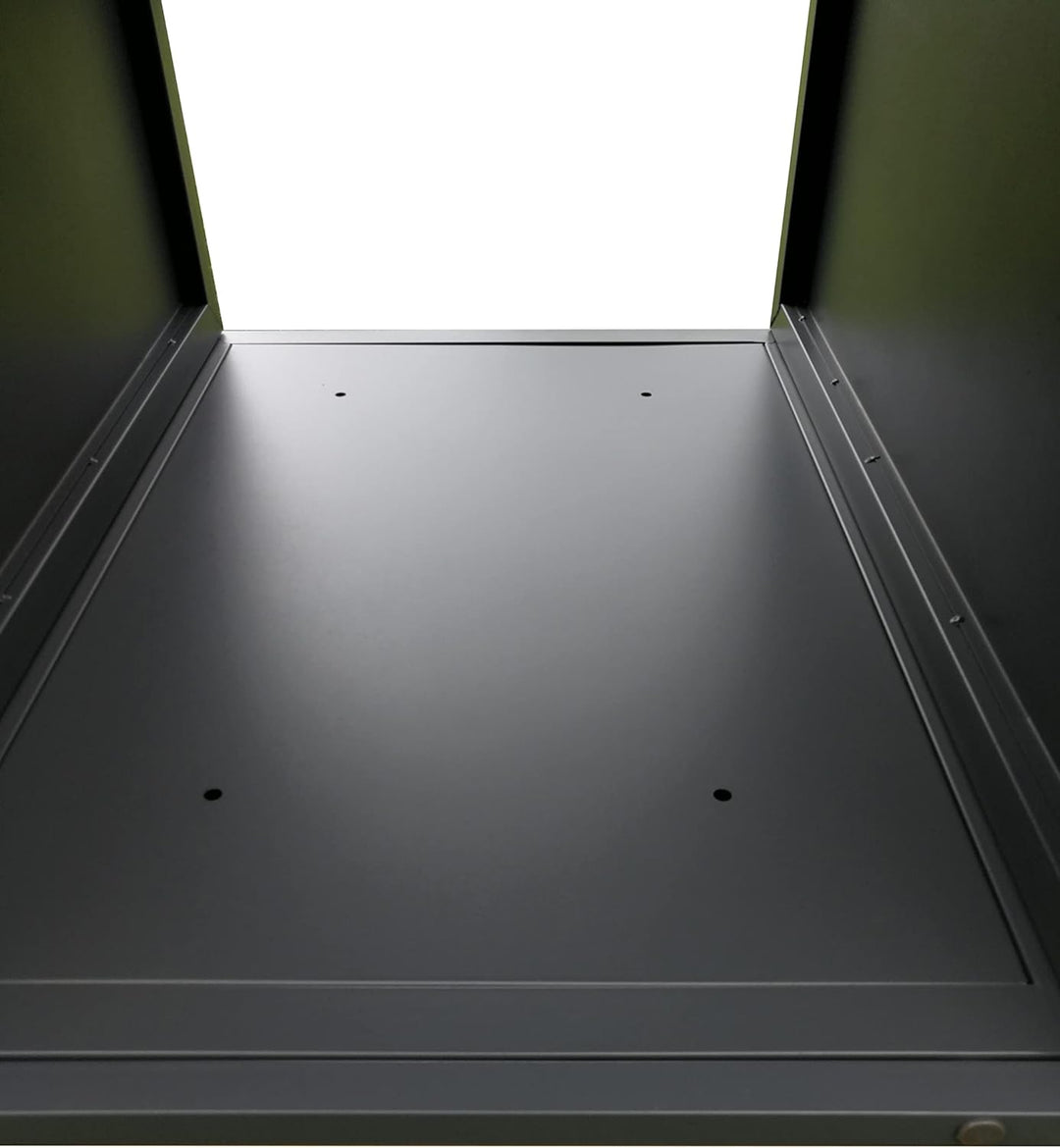 GRASEKAMP Qualität seit 1972 Box Anmachholz zu Kaminholzunterstand Kaminholzlager 48x48x70cm, grau,