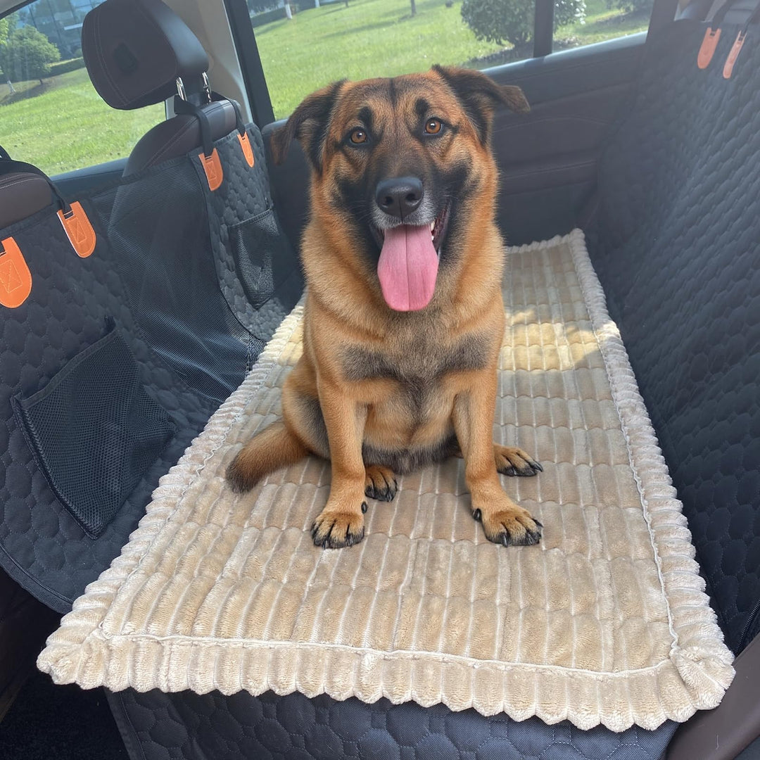 Rücksitzbezug für Hunde, Hundebett-Matte, weich, rutschfest, für Rücksitz und Hund, verdickt, Cordsa