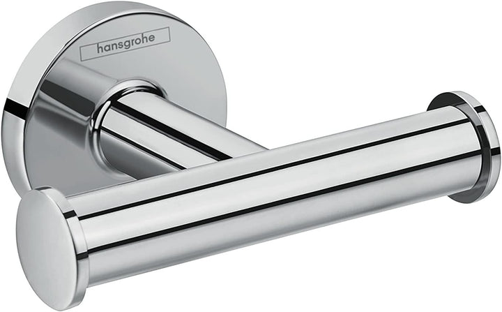 hansgrohe Logis Universal Handtuchhalter (Doppelhaken, Badzubehör) Chrom, Doppelhaken