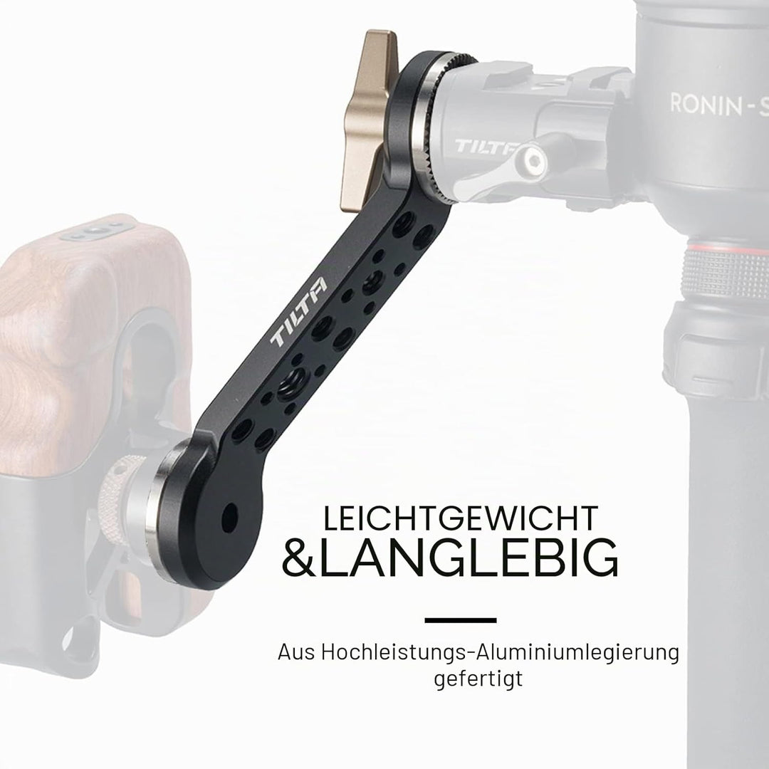 Tilta Rosette Verlängerungsarm kompatibel mit RS 2/RS 3 Pro/RSC 2/RS 3 Camera Filmmaking Kit TGA-REA