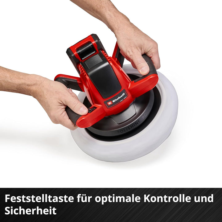 Einhell Akku-Autopoliermaschine CE-CB 18/254 Li Power X-Change (Li-Ion, 18 V, 2.500 U./Min., Überlas