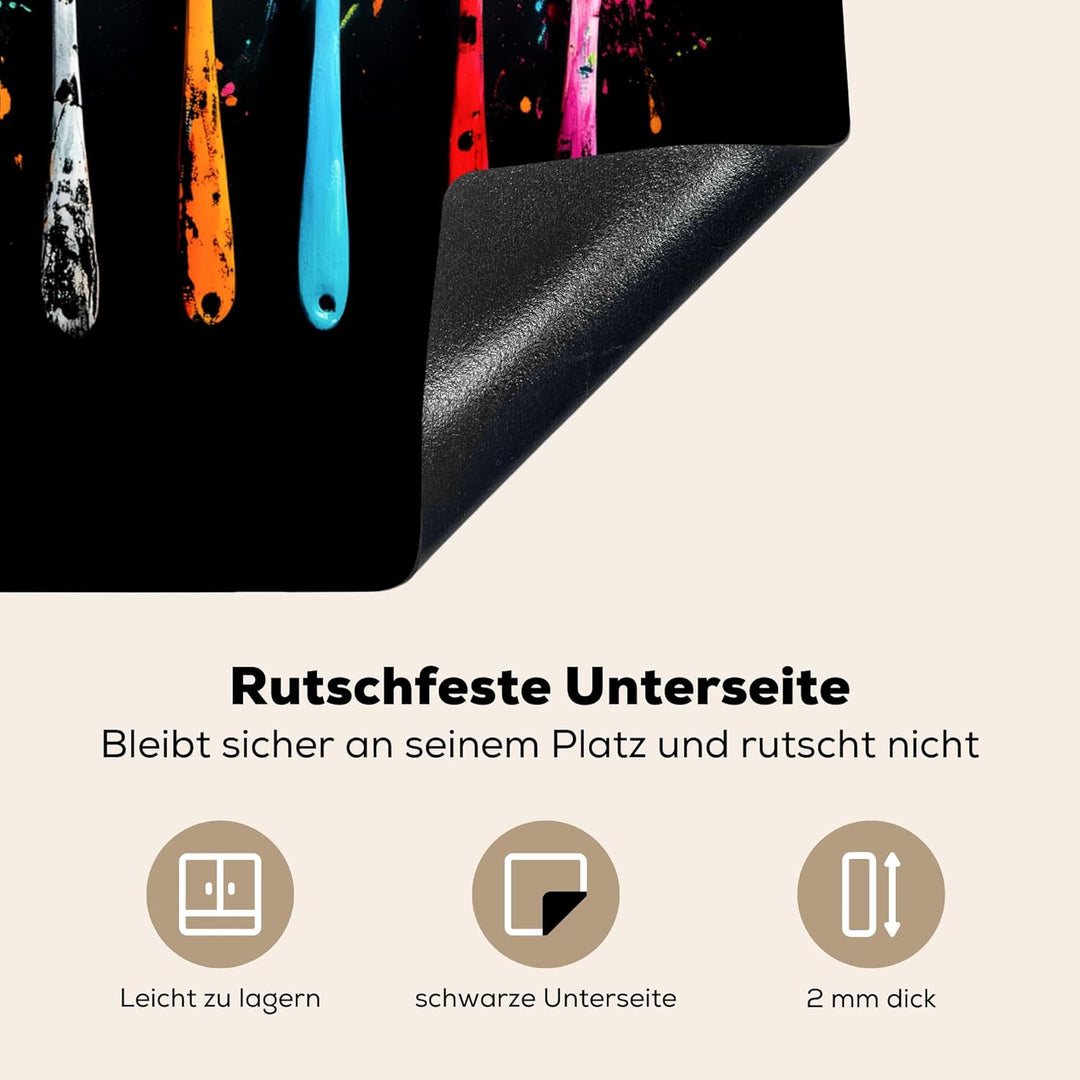 Herdabdeckplatte 59x52 cm Einteilig Herdabdeckung Abdeckplatte für Ceranfeld Abdeckung Induktionskoc
