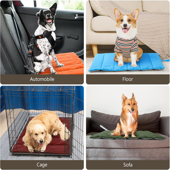 UNIKOME Hundedecke für Unterwegs 76 x 48 cm, rutschfeste Antistatische und Langlebige Hundematte, Hu