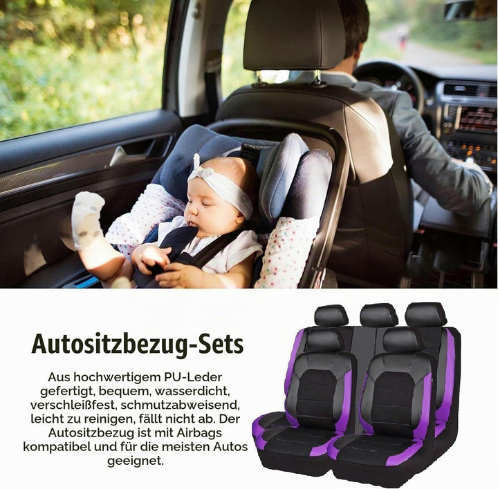 Auto Sitzbezüge Komplett Set für Ford Focus St Mk4 Focus Mk2 S Focus MK2 MK3 MK4 Focus MK2 2000-2024