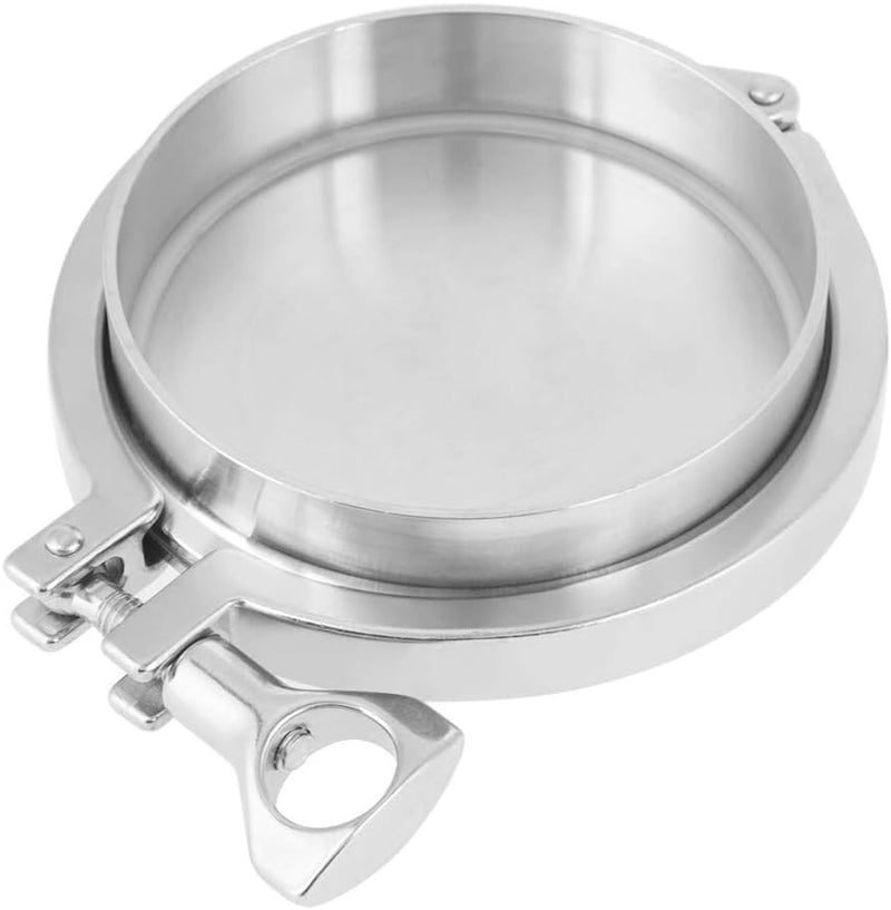 Edelstahl-Sanitär-Rohrverbindungssatz ， mit Hochleistungs-Tri-Clamp, 102 mm 4 "-Endkappe, Schweisszw