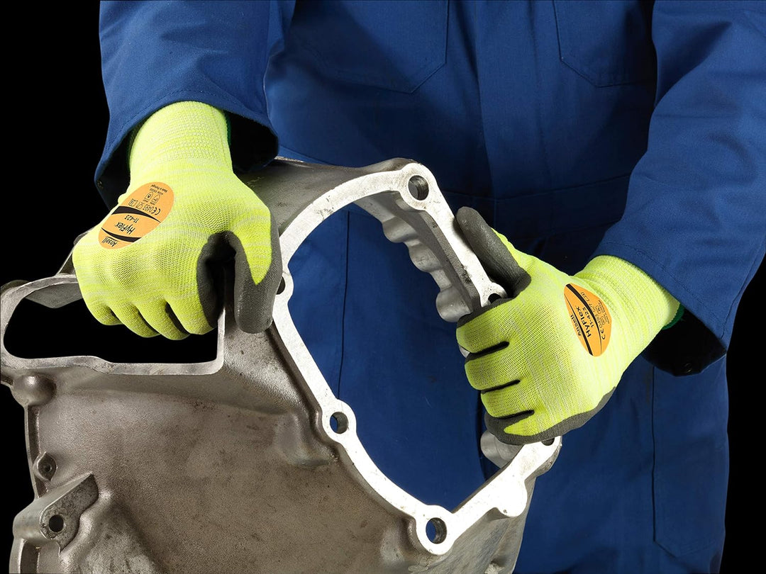 Ansell HyFlex 11-423 Schnittschutz-Handschuhe, Mechanikschutz, Grau, Grösse 6 (12 Paar pro Beutel) G