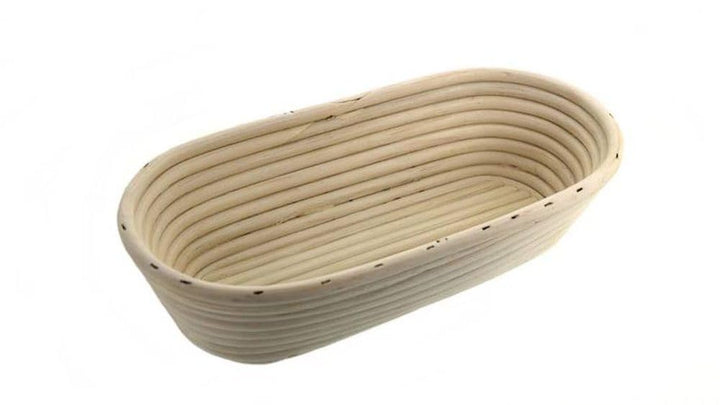 ORION Gärkörbchen Brotteig Gärkorb Brotform aus Rattan für hausgemachtes ovales Brot 32 x 15 cm, Höh