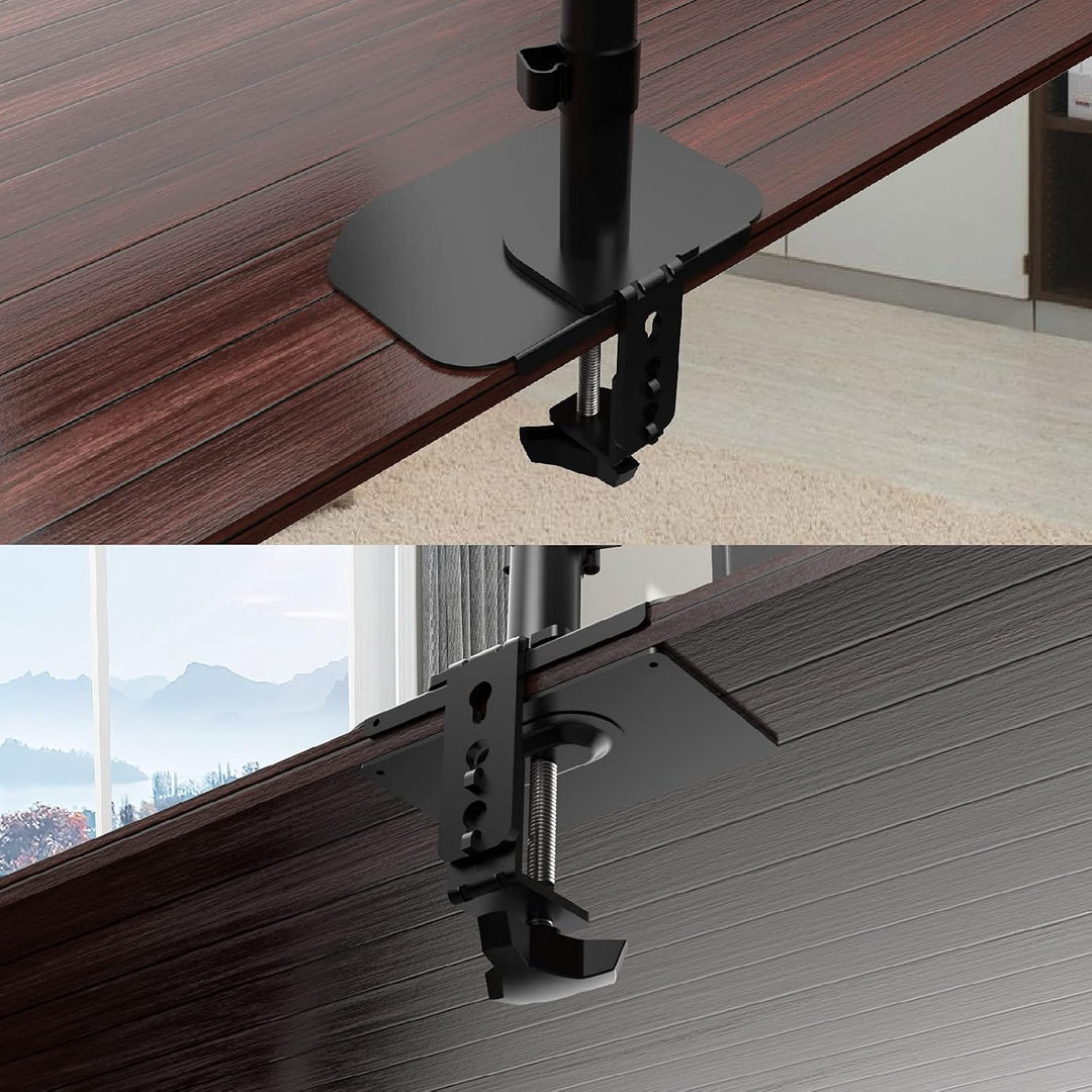 Pholiten Monitorhalter-Verstärkungsplatte für dünne, Glas- und andere zerbrechliche Tischplatten, St