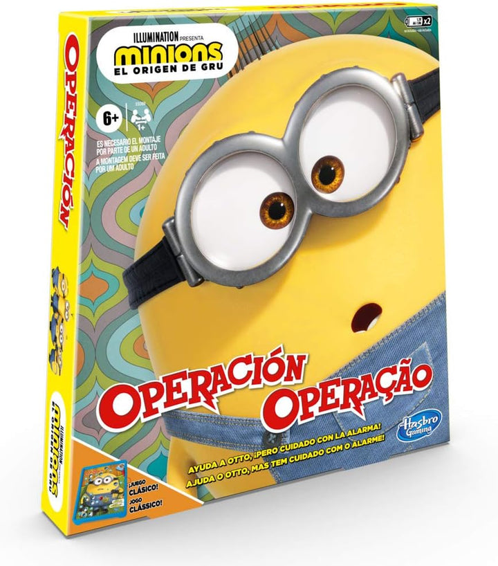 Hasbro Gaming E9388175 Minions 2 Operation, Multi Spanien Multi, Spanien Multi
