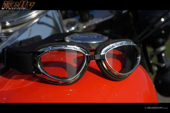 HELLY® - No.1 Bikereyes® | Motorradbrille, Bikerbrille | winddicht, gepolstert, beschlagfrei, HLT® S
