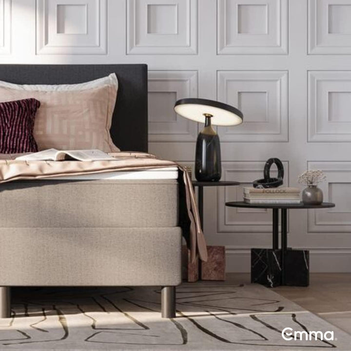 Emma Premium Matratzen Topper, 6cm dick, Wendbarer HRX-Schaum für anpassbaren Komfort, Atmungsaktiv