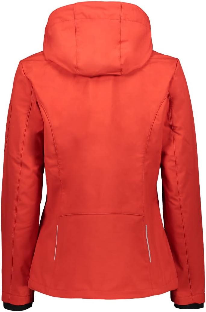 CMP Damen Windproof And Waterproof Softshell Jacket Wp 7.000 Jacke D34 Ferrari-Nero, D34 Ferrari-Ner