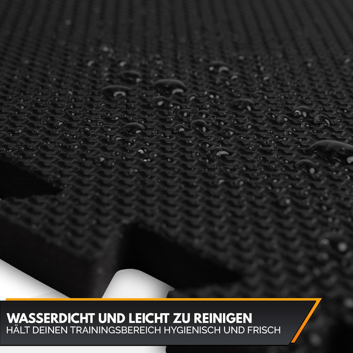 GORNATION Bodenschutzmatte Fitness, rutschfeste Schutzmatte für Fitnessgeräte, Bodenschutzmatte Puzz