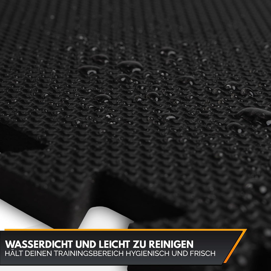 GORNATION Bodenschutzmatte Fitness, rutschfeste Schutzmatte für Fitnessgeräte, Bodenschutzmatte Puzz