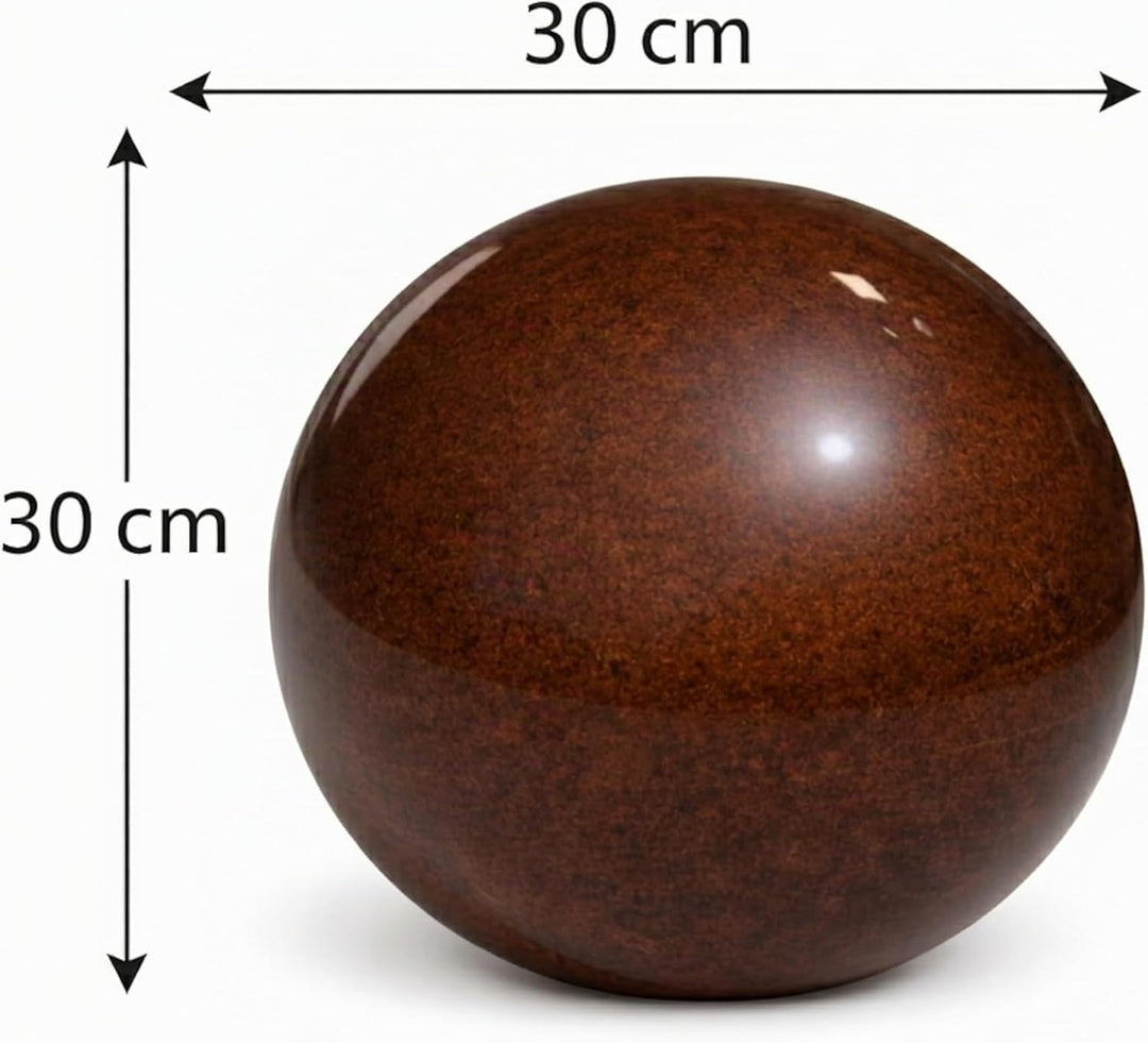 Keramik Kugel 30 cm Gartenkugel Dekokugel Gartenfigur Dekoration aus frostfester, witterungsbeständi