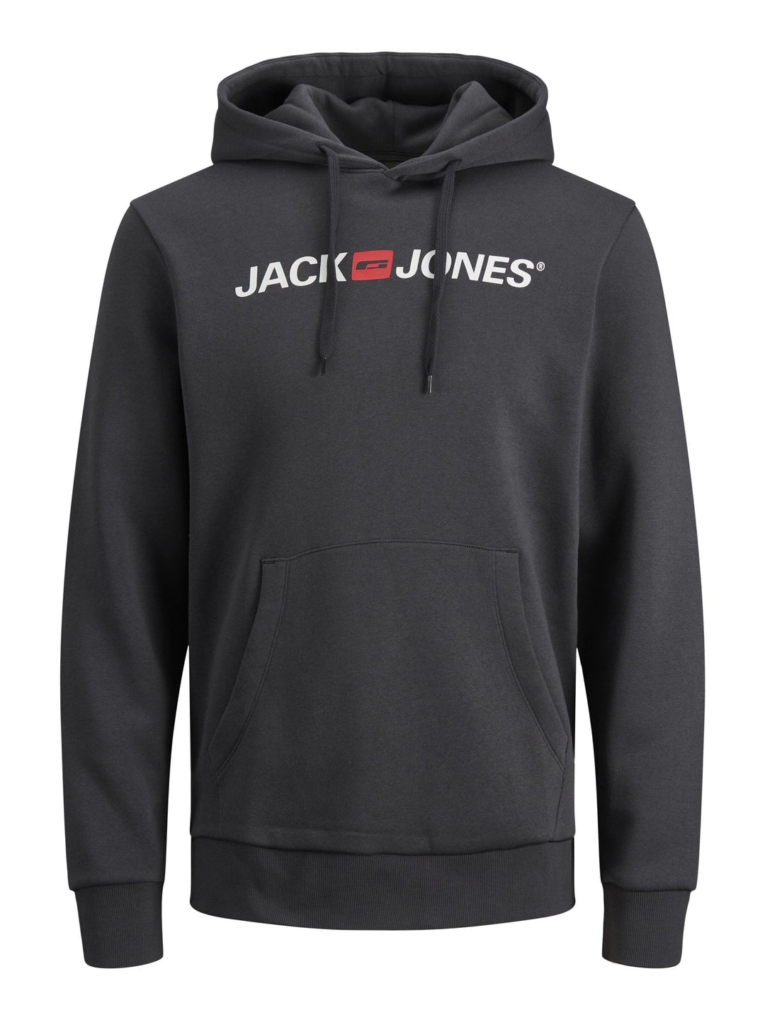 JACK &amp; JONES Male Kapuzenpullover Logo Kapuzenpullover M Asphalt, M Asphalt