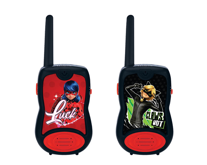 Lexibook, Miraculous Ladybug Chat Noir, Talkies-Walkies 200m, Kommunikationsspiel für Kinder, 2 Komm