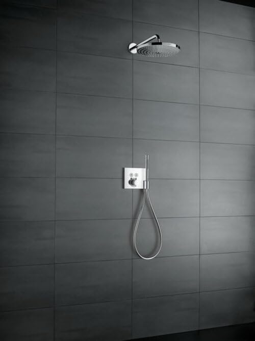 hansgrohe Raindance Select S 300 Duschkopf, Kopfbrause für Wandmontage, 2 Strahlarten, Weiss/Chrom 2