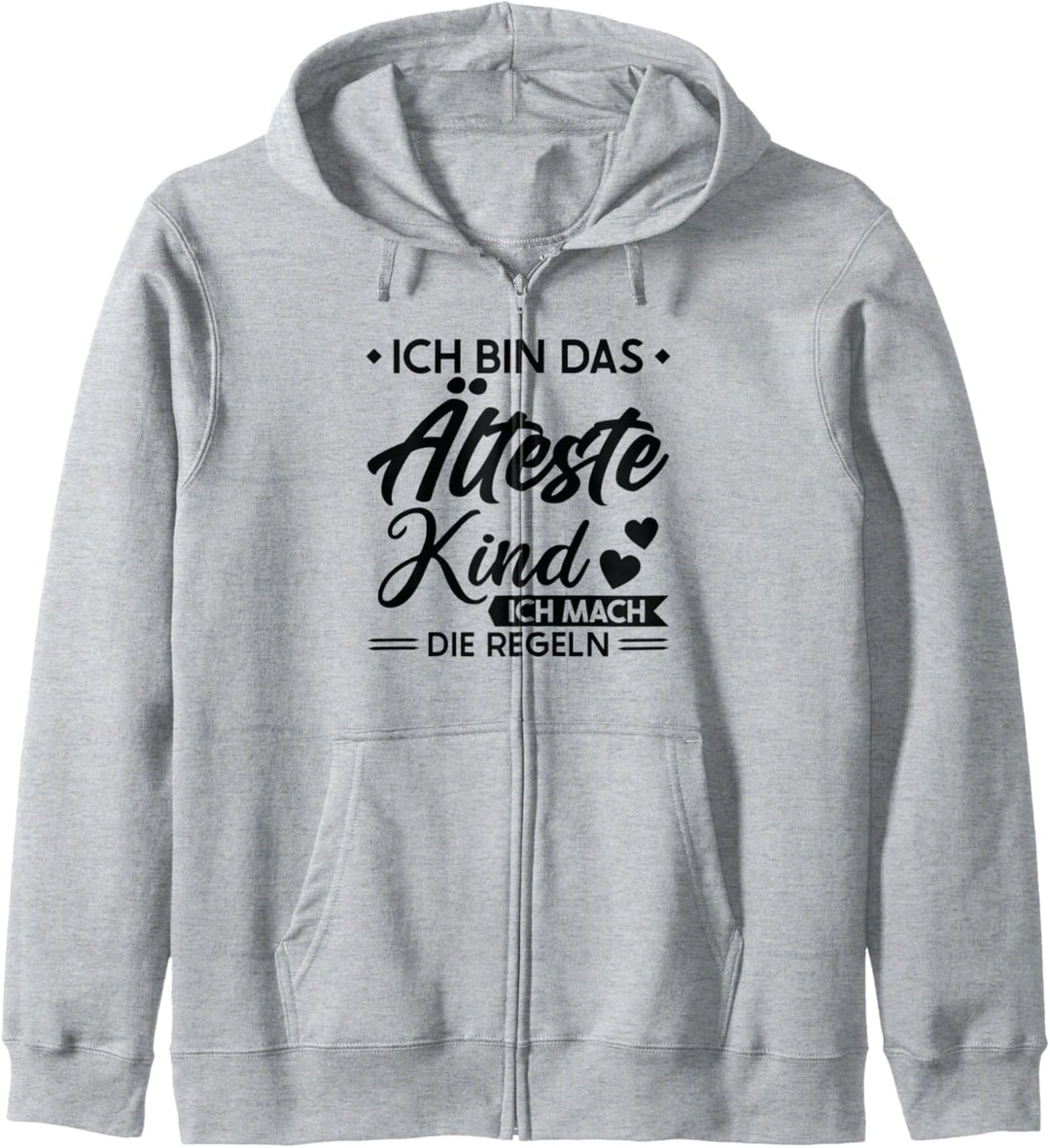 Ich bin das älteste Kind Ich mache die Regeln - Geschwister Kapuzenjacke