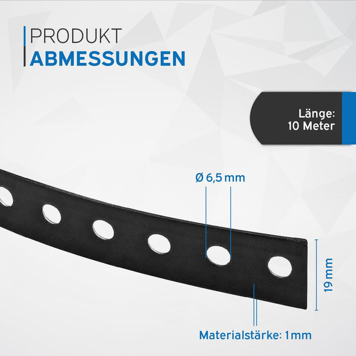 kör4u Fixpin Lochband Montageset mit 2x Montagelochband, Setzeisen und 400 Fixpin Nägeln, Starter-Se
