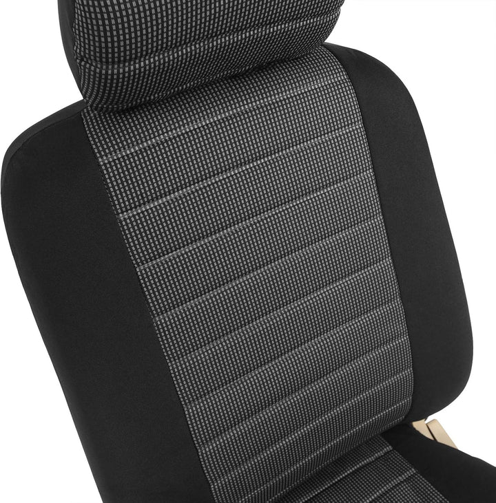 WOLTU Sitzbezüge Auto Einzelsitzbezug universal Grösse, 5er Set, schwarz/grau, grau