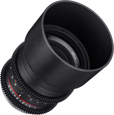 SAMYANG 14050T1.3SE T1.3 ED UMC CS Objektiv für Anschluss Sony E-Mount (50mm) für Sony E-Mount, für