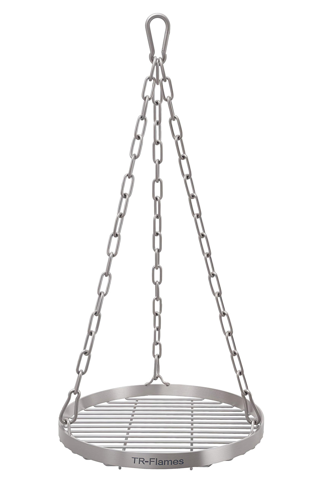 30cm Edelstahl Grillrost Mit Kette Ø4, Schwenkgrill, BBQ, Camping, Outdoor Grillzubehör 30 cm, 30 cm