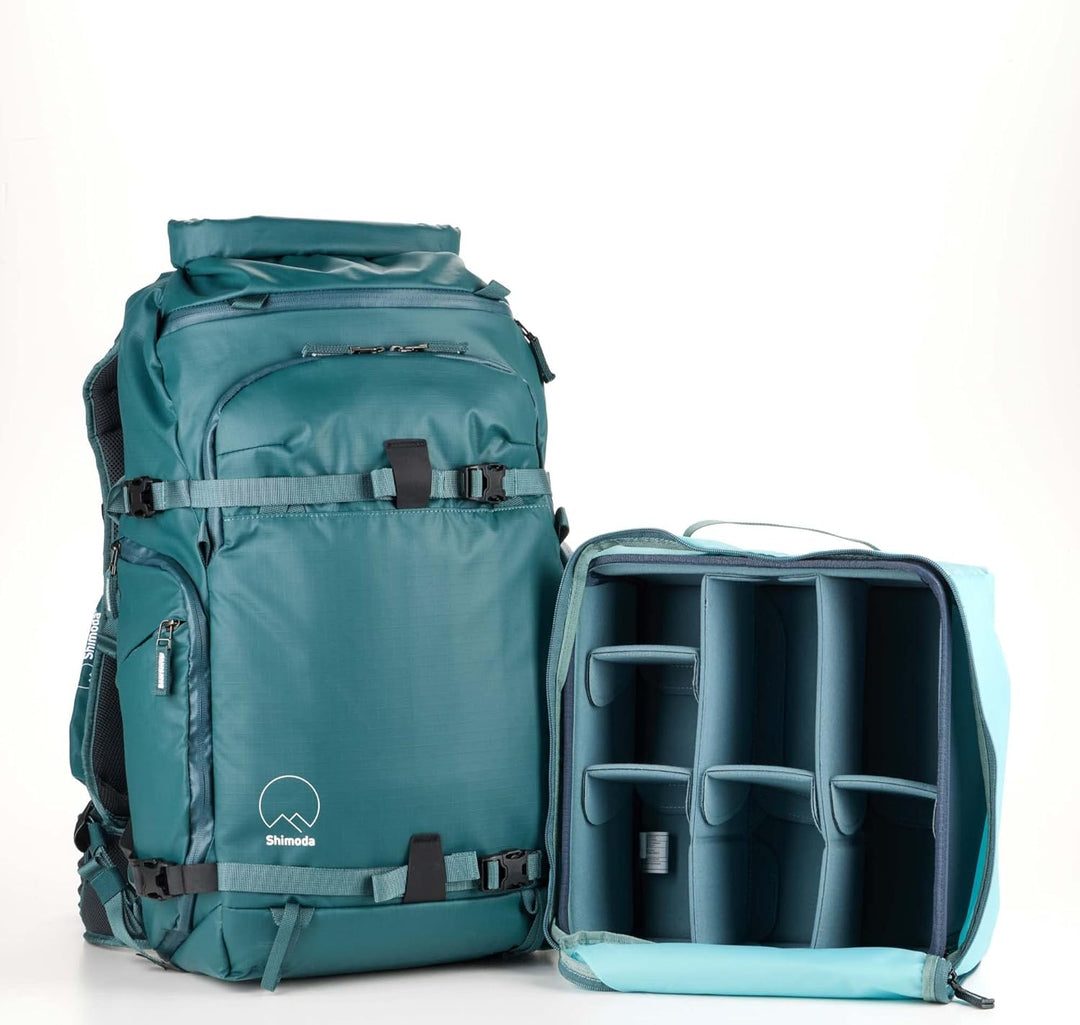 Shimoda Action X v2 Rucksack Family Blaugrün/ein Hauch Von Paradies (Trace Of Paradise) Starter Kit