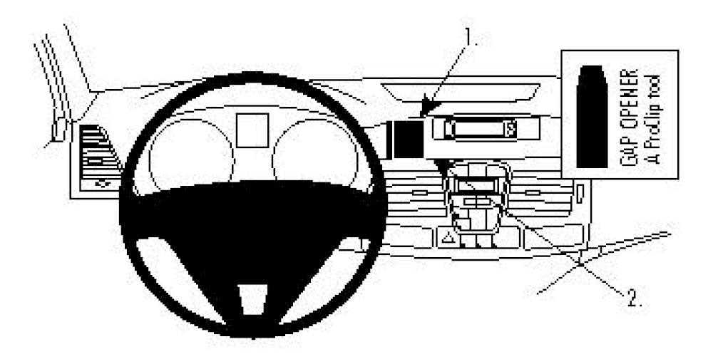 Brodit ProClip 854132 für Renault Laguna Baujahr 2008 - 2015