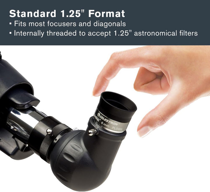 Celestron 93317 1-1/4-6 mm Omni Serie Okular, 6 mm