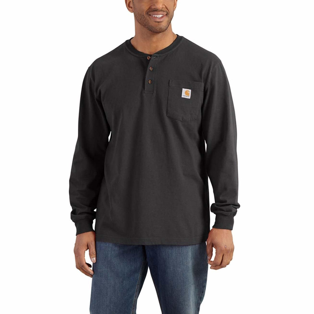 Carhartt Bekleidung K128-BLK Pocket XXL Tall Schwarz, XXL Tall Schwarz