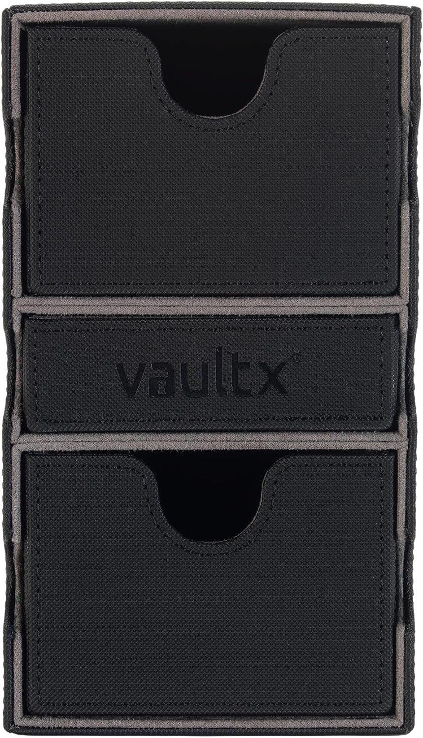 Vault X Exo-Tec Modulare Spielbox 200+ Deck Box mit Kartenfach und Zubehörschublade Abnehmbarer Deck