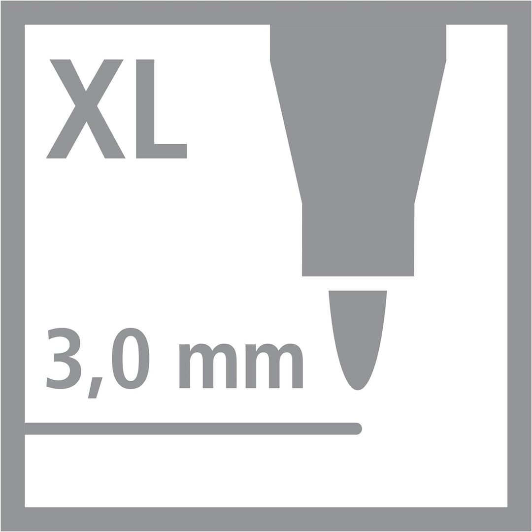 Filzstift - STABILO power max - 140er Pack - mit 18 verschiedenen Farben, 140er Pack