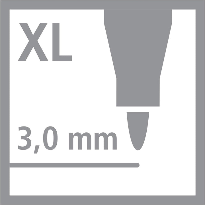 Filzstift - STABILO power max - 140er Pack - mit 18 verschiedenen Farben, 140er Pack