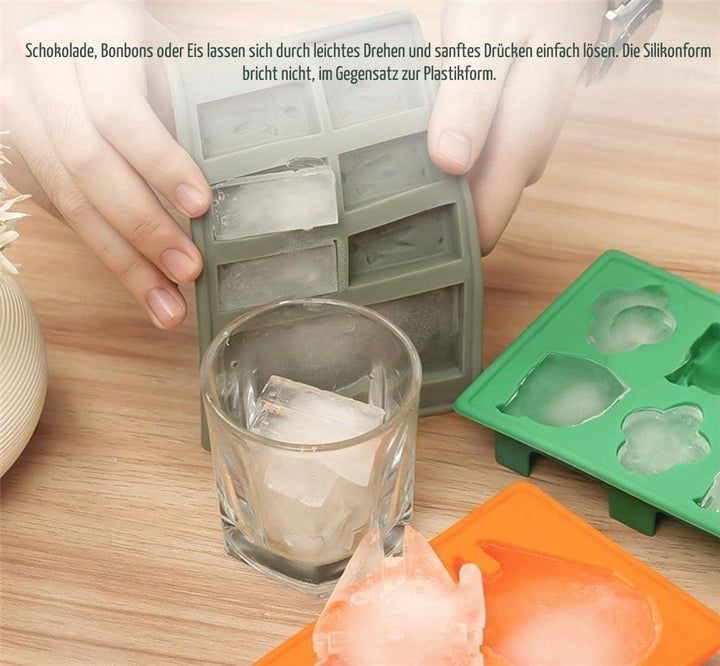 Sunerly Silikon-Eiswürfelform in Star Wars Charakterformen ideal für Schokolade, Eiswürfelform, Gele