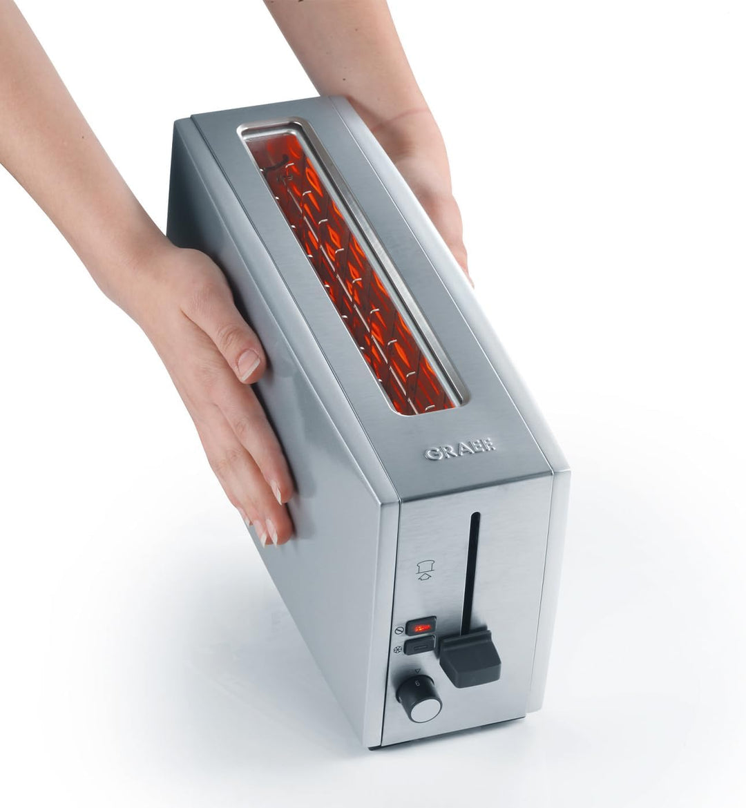 GRAEF Langschlitz-Toaster TO 90, Edelstahl, silber, TO90 Single, Single