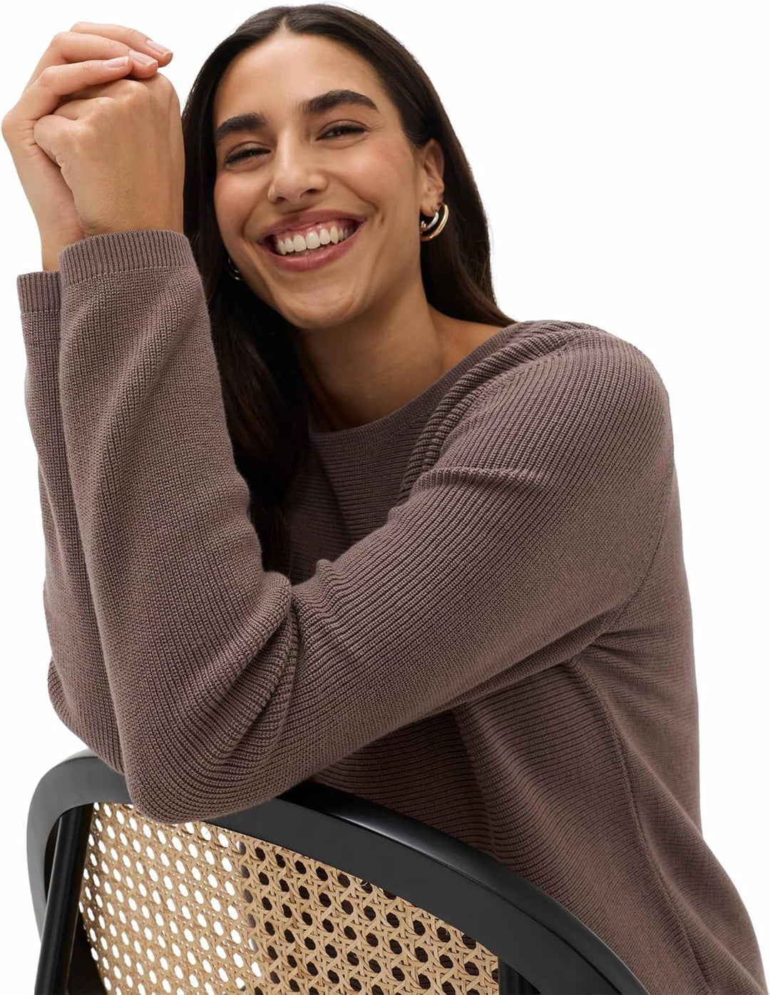 BRAX Feel Good Style Lesley Damen Strickpullover 36 50 Warm Greige, 36 50 Warm Greige
