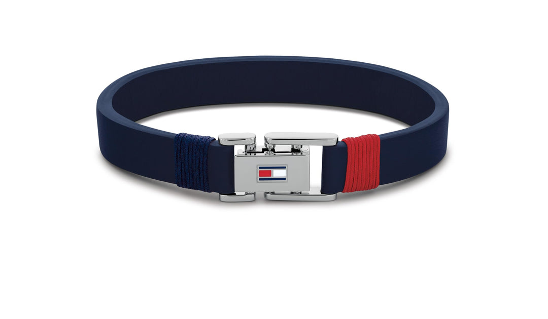 Tommy Hilfiger Jewelry Armband für Herren aus Leder Marinblaues - 2790226S