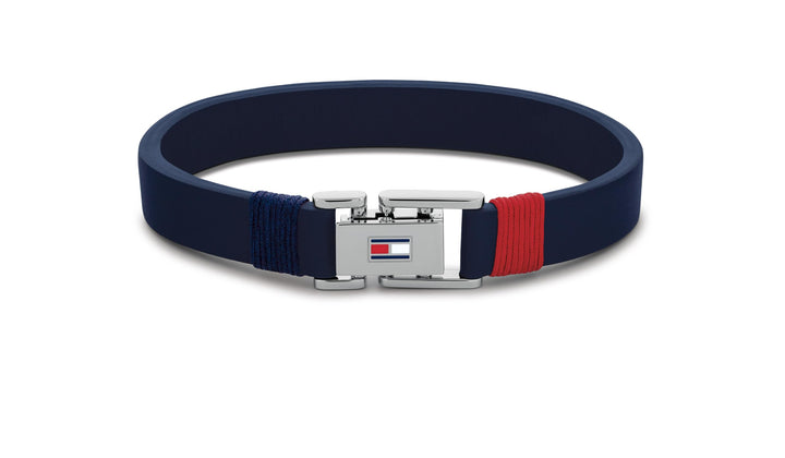 Tommy Hilfiger Jewelry Armband für Herren aus Leder Marinblaues - 2790226S