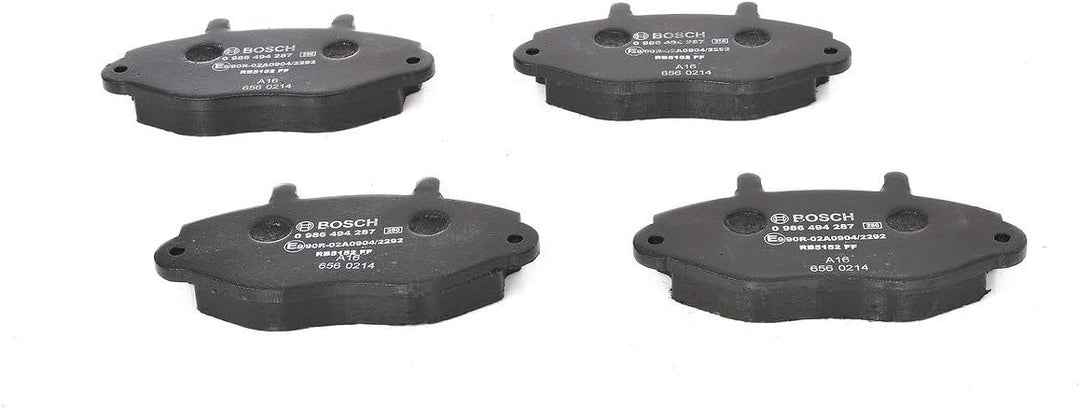 Bosch BP1199 Bremsbeläge - Vorderachse - ECE-R90 Zertifizierung - vier Bremsbeläge pro Set