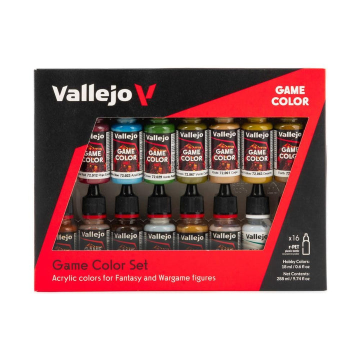 Vallejo (Spiel Farbe Specialist Farbe Set – farbig sortiert (16 Stück)