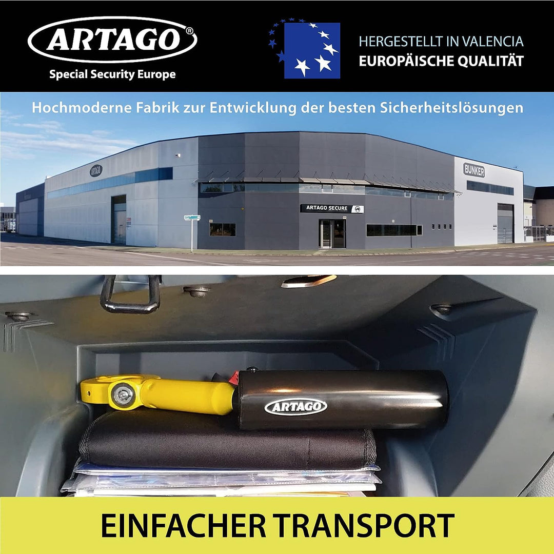 ARTAGO 862A/B Wegfahrsperre für Handbremse und Schalthebel, Diebstahlsicherung Auto