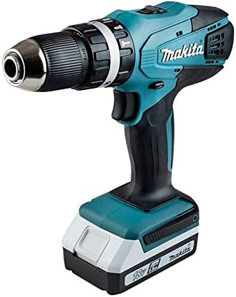 Makita DF457DWE Akku-Bohrschrauber, 18 V, Schwarz, Blau, Size 0 Türkis, 0 Türkis