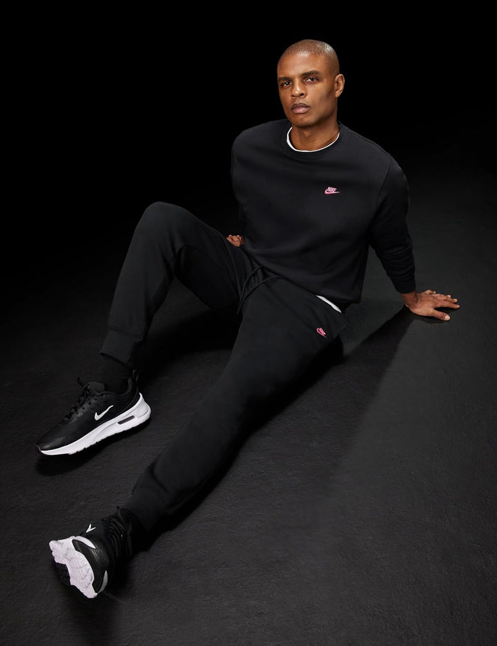 Nike Herren Sportswear Optic Jogger Hose M Black/Black/Pinksicle, M Black/Black/Pinksicle