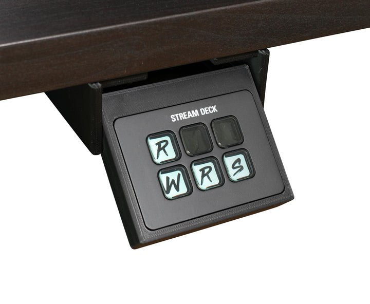 Tischhalterung passend für Elgato Stream Deck – versenkbar & clean, Klebe- oder Schraubmontage, komp