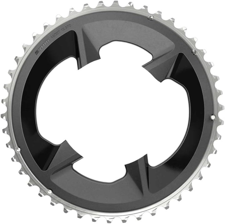 Sram Unisex – Erwachsene Road Rival 107 Bcd Kettenblatt, Grau, 2x12