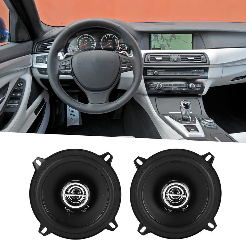 Leapiture 4-Wege-Autolautsprecher 400 Watt 4-Wege-4-Ohm-Breitband-Auto-Stereo-Lautsprecher mit Frequ