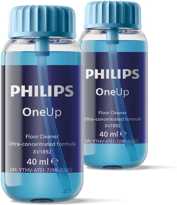 Philips OneUp Bodenreiniger Doppelpack – Optimiert elektrischen Wischmopp, präzise Dosierung, hochko