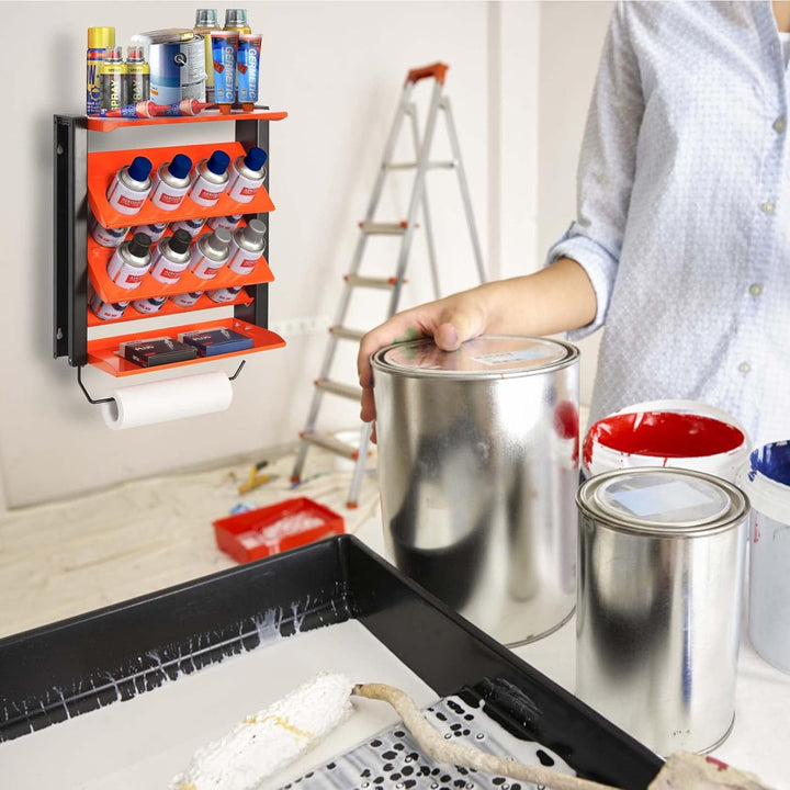 Wallmaster Sprühdosenhalter, Schmierdosen-Wandhalterung, Aufbewahrungsregal, strapazierfähig, für Fa