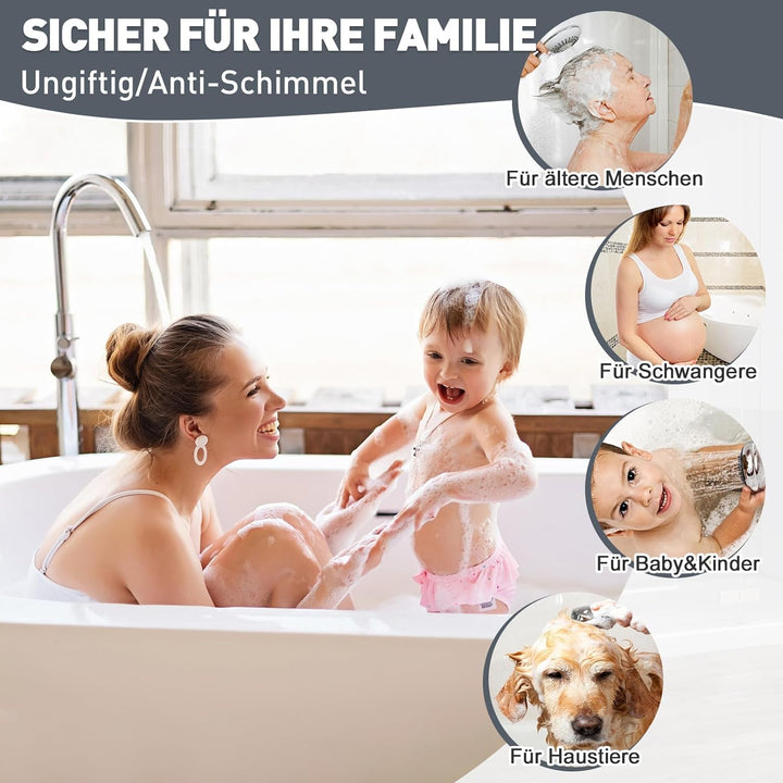 Duschmatte rutschfest Antirutschmatte Dusche: 70 x 70 cm Gross Eckduschmatte Dreieckig Duscheinlage